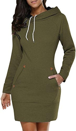 hoodie dress with zipper