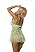 Velvet Kitten Fever Blush Sexy Green Babydoll Lingerie 512156 Size Medium