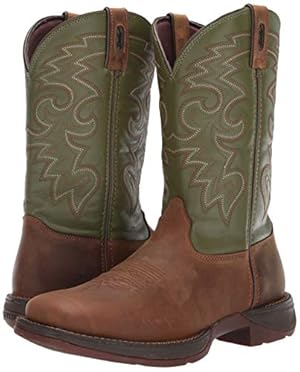 Bota Vaquera Hombre Durango Db5416 Rebel Cactus Chamarra Para