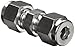 Parker A-Lok 4SC4-316 316 Stainless Steel Compression Tube Fitting, Union, 1/4