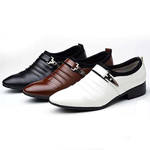 Leather Shoes, Caopixx Men's Dress Shoes for Men Oxford Classic Business Formal Shoes