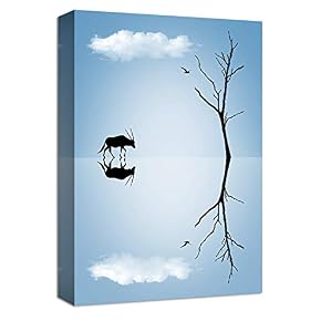 Lonely Animal Painting Artwork for Home Framed