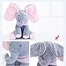 Peek-a-Boo Elephant Animated Talking Singing Stuffed Plush Doll,Elephant Baby Cute Stuffed Doll Toys for Tollder Kids Boys Girls Gift Present (Pink)