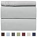 Twin Size 3 Piece Sheet Set - Comfy Breathable & Cooling Bed Sheets Set - Hotel Luxury Bedding for Women, Men, Kids, Teens, Boys & Girls - Deep Pockets, Soft and Wrinkle Free - Oeko-Tex - Light Grey