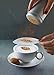 Aerolatte Cappuccino Stencil Set, For Latte Coffee Art, Set of 6 Stencils