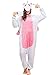 Adult Onesie Unicorn Pajamas for Women Christmas Onesies Costumes Sleepsuit Pjs,Pink,S Fit Height 59