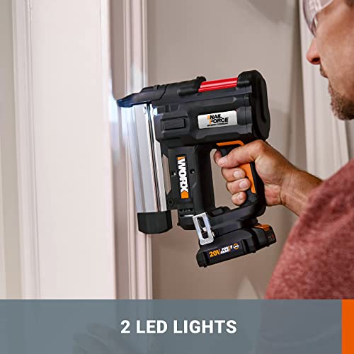 WORX 20V Cordless Brad Nailer WX840L.3 2in1 Cordless Nail Gun