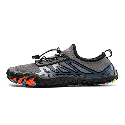 Azooken Summer Water Shoes Aqua Shoes Men Women Outdoor Quick Dry Barefoot Toe Shoes for Surfing Yoga Exercise Beach… - Image 3