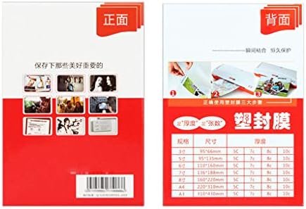 Robag Laminating Pouches 100 Micron Extra Strong Quality - Ideal for Photos & Heavy Duty Or Frequently Handled Documents （ Pack of 100） 8 inch