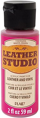 Leather Studio Leather Paint (2-Ounce), 71436 Magenta