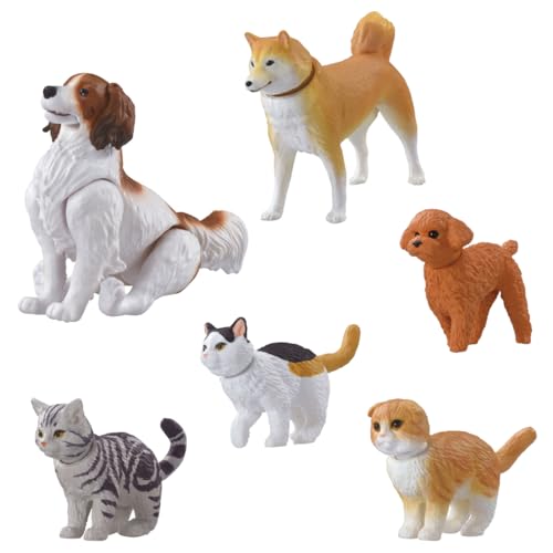 タカラトミー(TAKARA TOMY) アニア わんにゃんにぎやかセット 動物 恐竜 おもちゃ 3歳以上