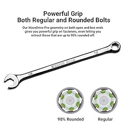 Capri Tools 15 mm WaveDrive Pro Combination Wrench