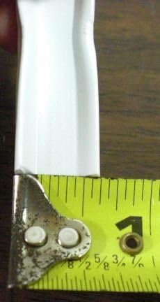 50' Narrow .6" RV Marine Camper Vinyl Insert Trim Mold Screw Cover-White