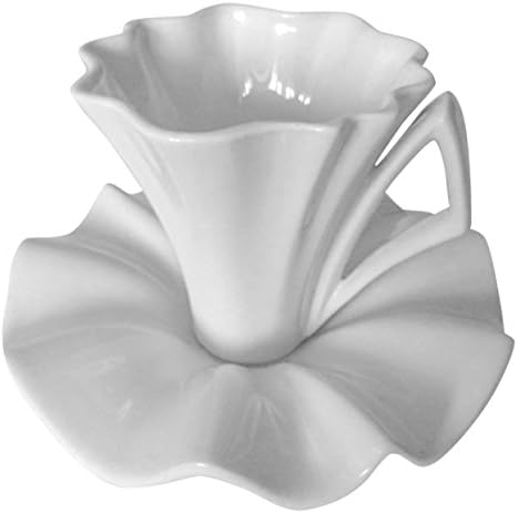 Coffee/Tea Cup with Saucer in Set "Lily".