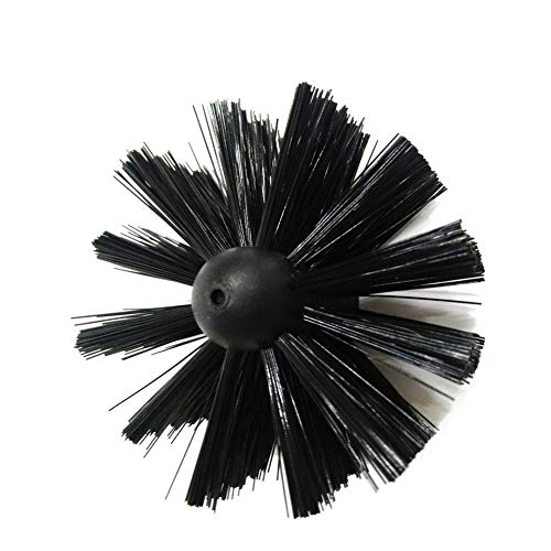 Maritown Chimney Brush Rod kit 6, Dryer Duct Cleaning Kit, Lint Remover,Extends Up to 12 Feet Synthetic Brush Head Vent Cleaning Kit Chimney Sweep Kit - Thumbnail 4
