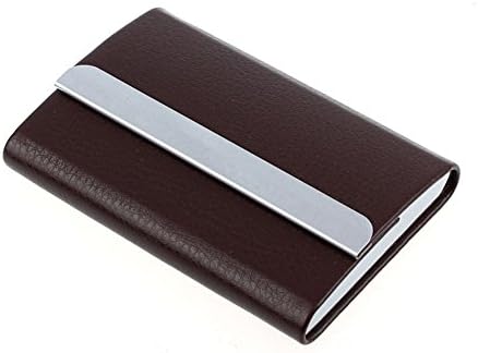 Centralsky Pu Leather Business Credit Card case Name Card Businesscard Holder (Coffee)