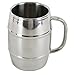 Mancave Stainless Steel Double Walled German Beer Stein with Handle, 32 oz,