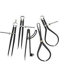 Shop Fox D4596   Juego de pinzas de calibración (5 piezas)