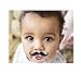 Hibery 2Pcs Mustache Pacifier, Funny Gentleman Mustache, Cute Baby Handlebar, Funny Baby Pacifiers for Newborn, BPA Free Latex Free Made with Toddler Soft Silicone