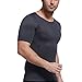 HOTER SLIM Mens Slimming Body Shaper Shirt Tummy Waist Abs Abdomen Slim