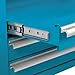 Viper Tool Storage V1804TLR 16-Inch 4-Drawer 18G Steel Rolling Tool/Salon Cart, with Bulk Storage, Teal