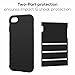 Crave iPhone SE 2020, iPhone 8 Case, iPhone 7 Case, Strong Guard Protection Series Case for Apple iPhone SE/8/7 (4.7 Inch) - Black