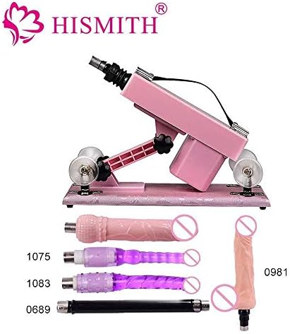 CHYHG Machine Guns Electric Powerful Retractable Machine Gun Multi-Angle Adjustable Automatic Machine for Women with 4 Attachments