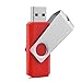 KOOTION 10PCS 1GB USB 2.0 Flash Drives 10 Pack Flash Drives Pen Drives Memory Stick Thumb Drives, Red