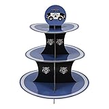 Police Party Cupcake Stand & Pick Kit, Police Party Supplies, Police Decorations, Birthdays, Cake Decorations