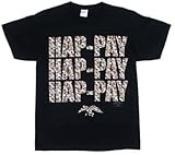 Duck Dynasty Hap-Pay Camo Men’s T-Shirt, Black, XX-Large, Online Clothing Store