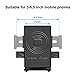 Wireless Charger,HTOCINQ Qi Wireless Charging 2-in-1 Car Mount for Samsung Note 5,Galaxy S7/S7 Edge/Plus, Galaxy S6/S6 Edge/Plus and iPhone X,iPhone 8/Plus