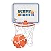 The Dunk Collection Scrub a Dunk Baby Bath Toy Basketball Hoop That Makes Bathing Fun & Keeps Kids Happy in The Tub | 2 in 1 Sponge Ball for Shooting and Cleaning, Suction Cups & Sticky Pads Included