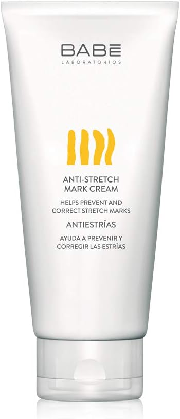 Babe Laboratorios Anti Stretch Mark Cream 200ml, Ivory, 200 ml (Pack of 1) - Image 3