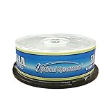 Optical Quantum OQBDRDL06LT-25 6X 50 GB BD-R DL Blu-Ray Double Layer Recordable Logo Top 25-Disc Spindle