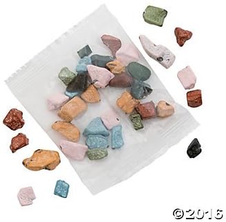 Chocolate Rock Candy Fun Packs - 24 packages