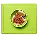 ezpz Happy Bowl - One-Piece Silicone placemat + Bowl (Lime) primary