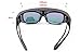 Bestum Driving Glasses Wraparounds Polarized Fitover Sunglasses (Matte black, Brown)