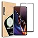 OnePlus 6T Screen Protector - ICHECKEY [Full Adhesive] [3D Full Coverage ] Tempered Glass Screen Cover Shield for OnePlus 6T - Black