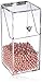 PuTwo Makeup Brush Holder Dustproof Acrylic Storage Box Makeup Organizer, Pink Pearl, Small, 37.39 Ounce