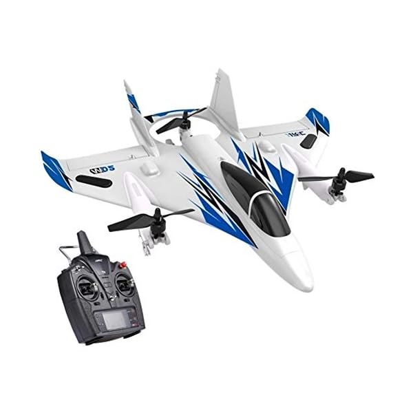 MAATCHH Fernbedienung Flugzeug 2.4G 6CH 3D / 6G RC Flugzeug Brushless Multi-Motor Vertikal Takeoff Flugzeug (Farbe…