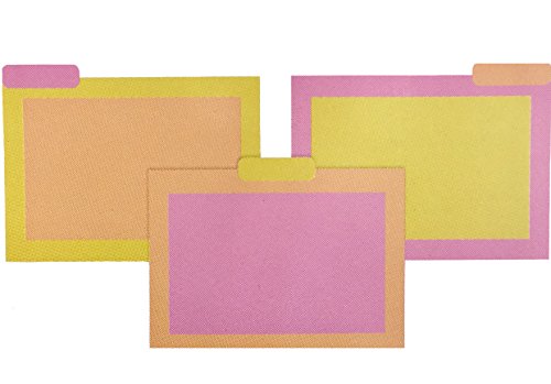 CR Gibson Sherbet File Folders, Letter Size, 9-ct (3 ea of 3 designs)