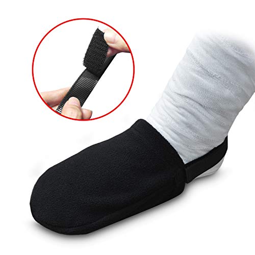iGuerburn Cast Sock Toe Cover, Cast Protector to Keep Warm, Non-Slip Cast Toe Cover Fits Ankle, Leg and Foot Cast