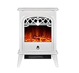 GMHome Free Standing Electric Fireplace Cute
