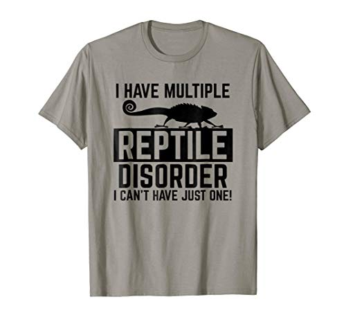 Transcendent LevelFunny I Have Multiple Reptile Disorder T-Shirt Lizard Lovers