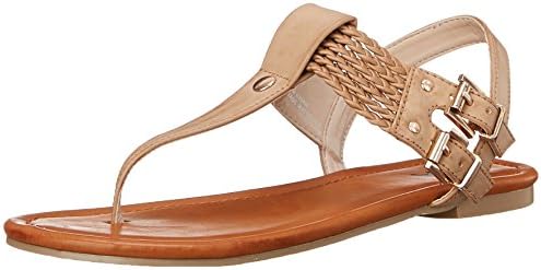 MIA 2 Women's Ivelise Flip Flop, Natural, 6.5 M US
