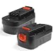 2 x ExpertPower 18v 3000mAh NiMh Battery for Black & Decker 244760-00 A18 HPB18 HPB18-OPE Firestorm A18 FS180BX FS18BX FSB18 primary