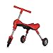 MEKBOK Fly Bike Foldable Indoor/Outdoor Toddlers Glide Tricycle - No Assembly Required - Red