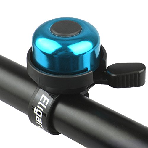 Eligara Ding-Dong Bike Bicycle Bell Double-Ring Loud Crisp Clear Sound for Scooter Cruiser Ebike Tricycle Mountain Road Bike MTB BMX Electric Bike (Blue)