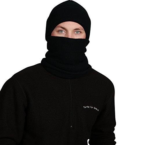 Turtle Fur Heavyweight Fleece Neck Warmer - Black