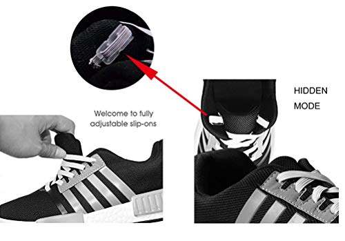 DB No Tie Shoelace Elastic shoelace stretch shoe strings One Size Fits All Adult and Kids - Thumbnail 2